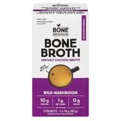 Bone Brewhouse - Instant Chicken Bone Broths - Wild Mushroom - 5 Packets