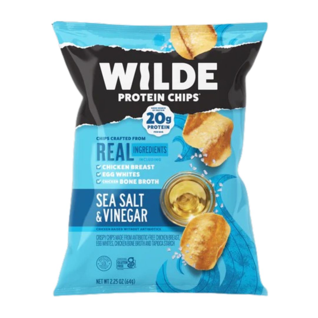 Wilde - Chicken Chips - Sea Salt & Vinegar - 2.25 oz