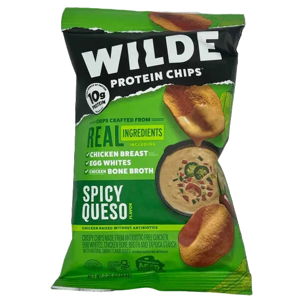 Wilde - Chicken Chips - Spicy Queso - 2.25 oz