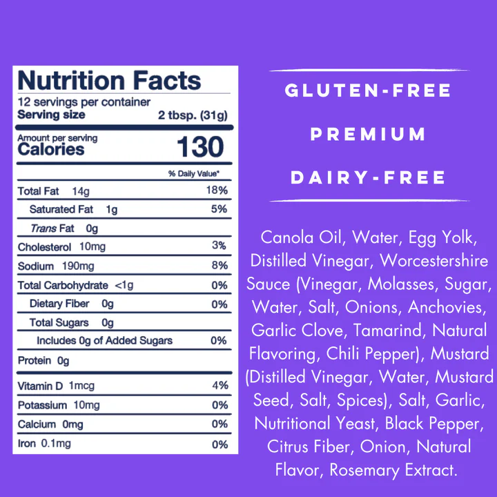 Yo Mama's Foods - Dressing & Dip - Caesar - 385ml