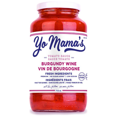 Yo Mama's Foods - Pasta Sauce - Burgundy Wine - 710ml