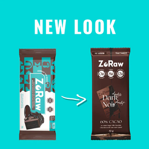 ZoRaw Keto Chocolates - Barre de chocolat noir avec protéines - 52g