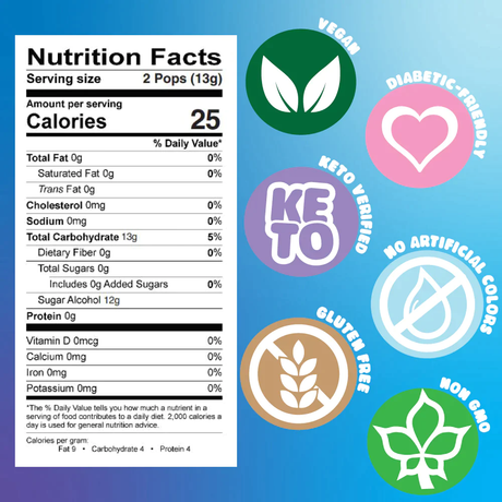 Zolli - Zaffi Pops -  Original Fruit Assorted - 1.6oz