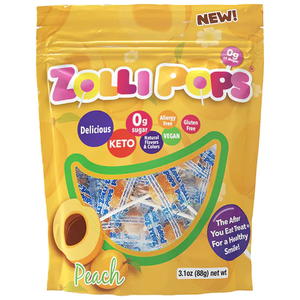 Zolli - Zaffi Pops - Peach - 3.1oz