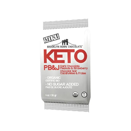 Brooklyn Born Chocolate - Mini Keto Bite- Chocolate Peanuts & Strawberry PB & J - 30g