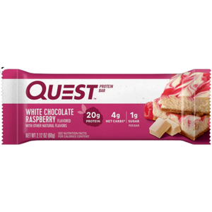 Quest Bar - Chocolat Blanc Framboise