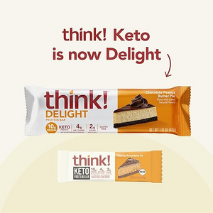 think! - Delight, Keto Protein Bar - Chocolate Peanut Butter Pie - 1 Bar