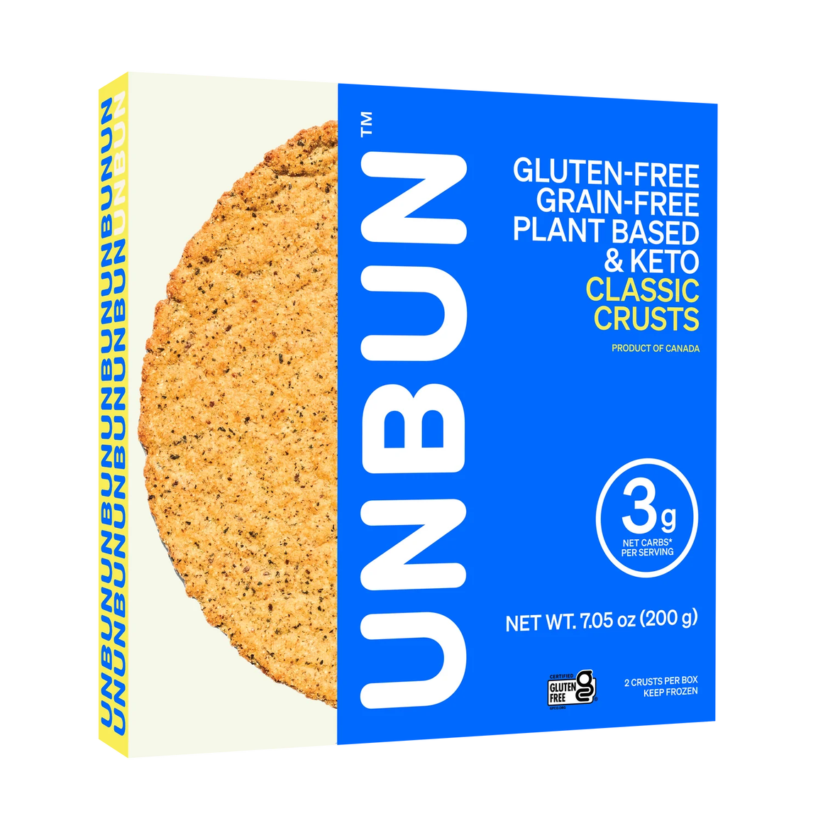 Unbun - Croûte à Pizza Vegan Sans Gluten - 200g