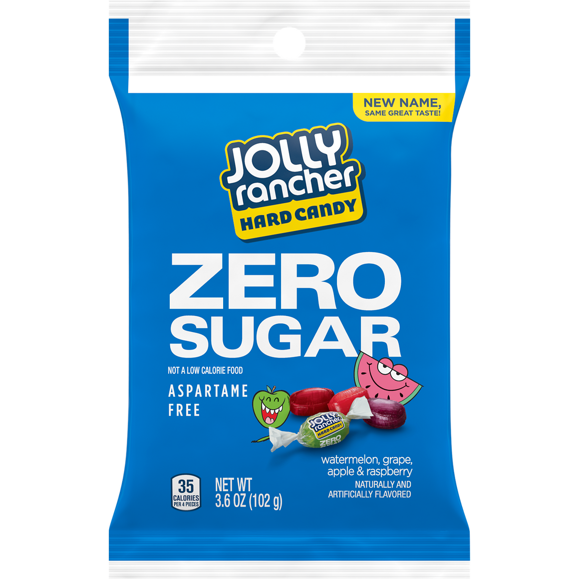 Hershey's - Zero Sugar Candy - Jolly Rancher - 3 oz Bag