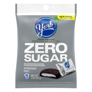 Hershey's - Zero Sugar Candy - Galettes à la menthe poivrée York - Sac de 3 oz