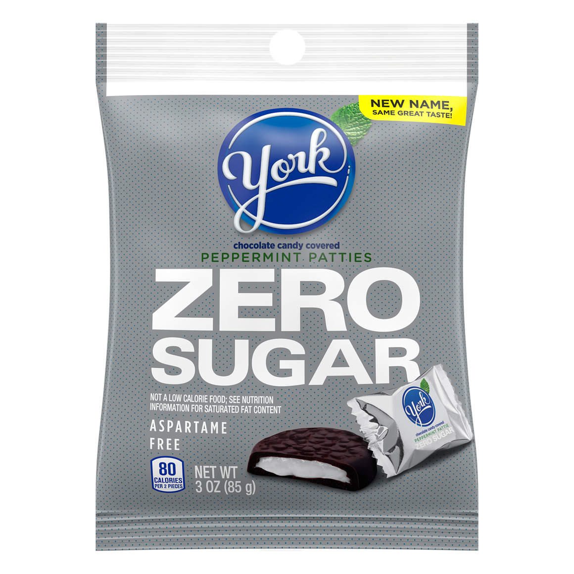 Hershey's - Zero Sugar Candy - York Peppermint Patties - 3 oz Bag