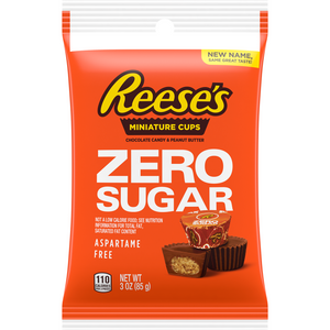 Hershey's - Zero Sugar Candy - Reese's Peanut Butter Cups - 3 oz Bag