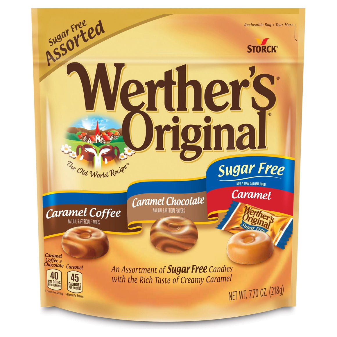 Werther's Original - Sugar Free Hard Candies - Assorted - 7.7 oz