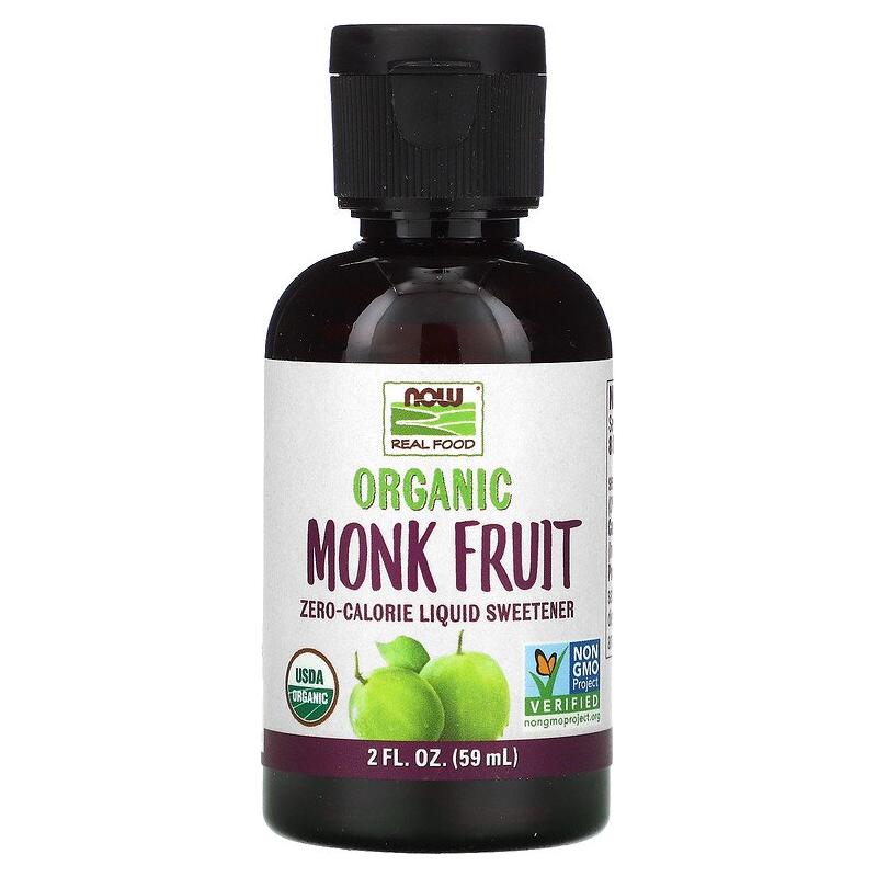 NOW - Organic Monk Fruit - Sweetener - 2 fl oz