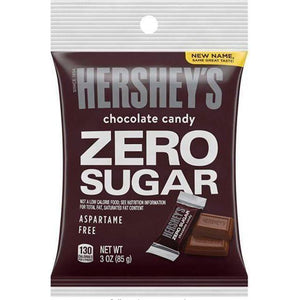 Hershey's - Zero Sugar Chocolates Candy- 3 oz Bag