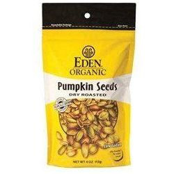 Eden Organic - Pumpkin Seeds - Dry Roasted - 4 oz Bag - Low Carb Canada