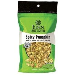 Eden Organic - Pumpkin Seeds - Spicy - 4 oz Bag - Low Carb Canada