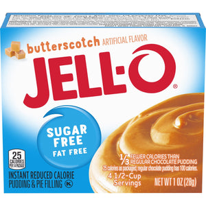 Jell-O Sugar Free Instant Pudding & Pie Filling - Butterscotch - 1 oz