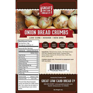 Great Low Carb Bread Company - Bread Crumbs - Onion flavour - 4 oz bag