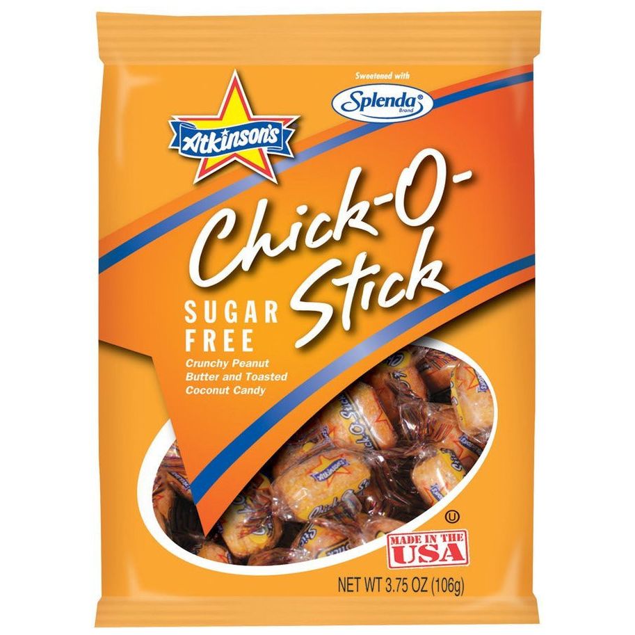 Bonbons Chick-O-Stick sans sucre Atkinsons - 106 g