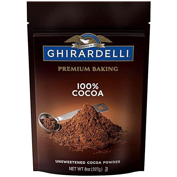 Ghirardelli 100 % poudre de cacao non sucrée – 8 oz