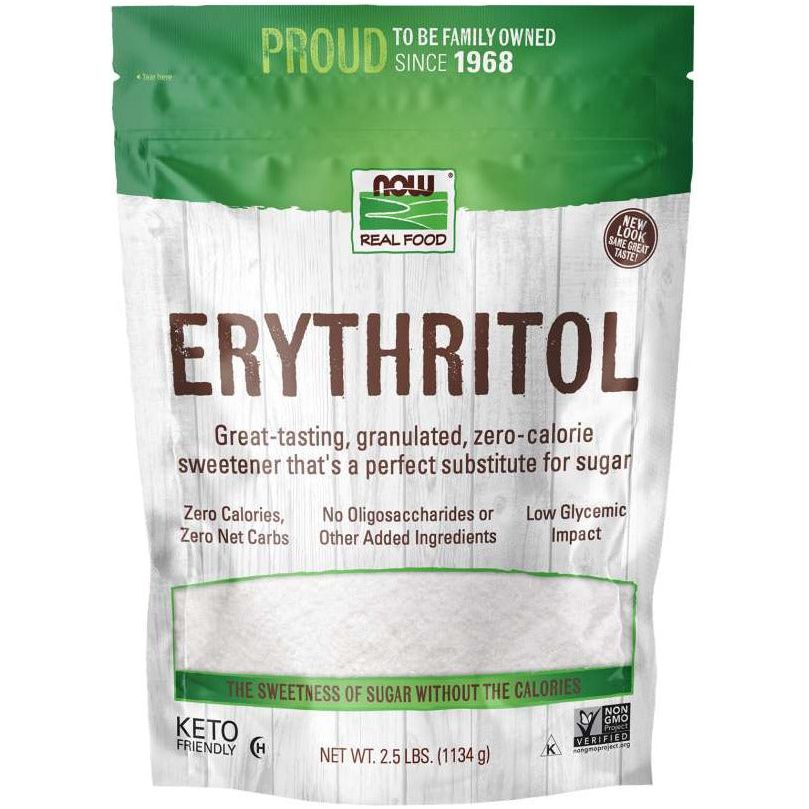 NOW - Erythritol Granular - 2.5 lbs