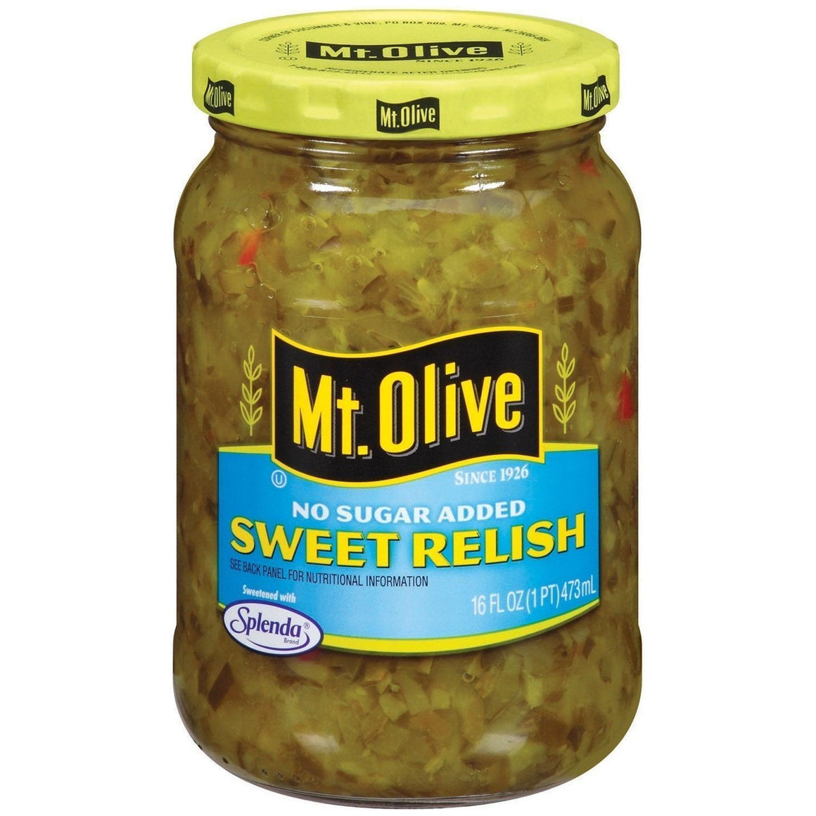 Mt. Olive - Sans sucre - Relish sucrée - 16 fl oz