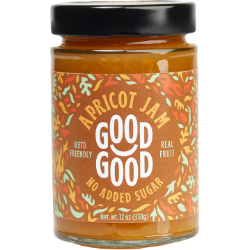 Good Good - Keto Friendly Sweet Spread - Abricot - Pot de 12 oz