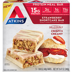 Atkins - Meal Bars - Strawberry Shortcake - 5 Bars
