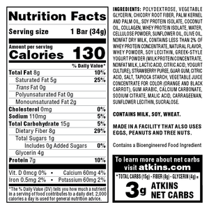 Atkins Endulge Dessert Bars - Strawberry Cheesecake - 5 Bars