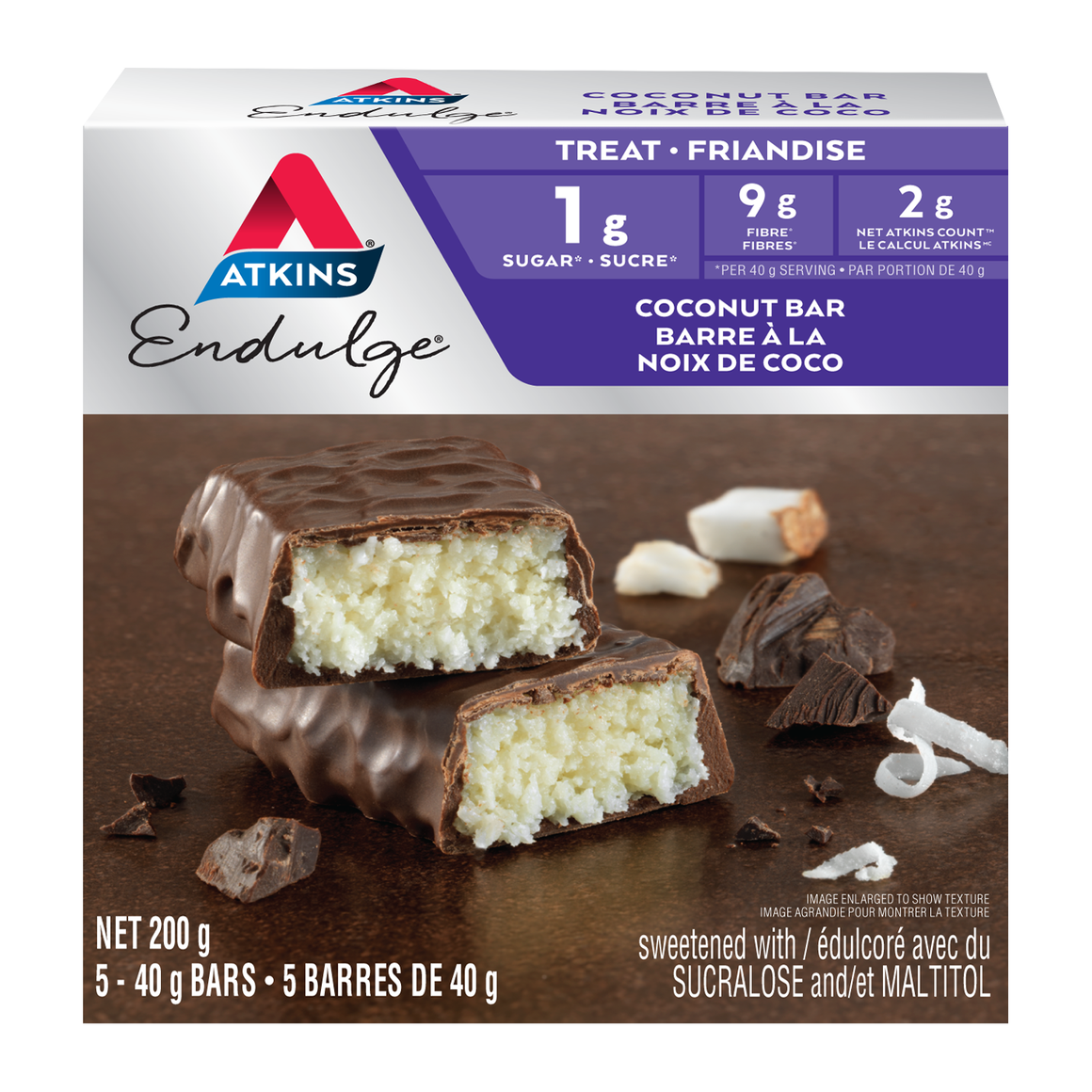 Atkins Endulge Treat - Coconut Bar - 5 Bars