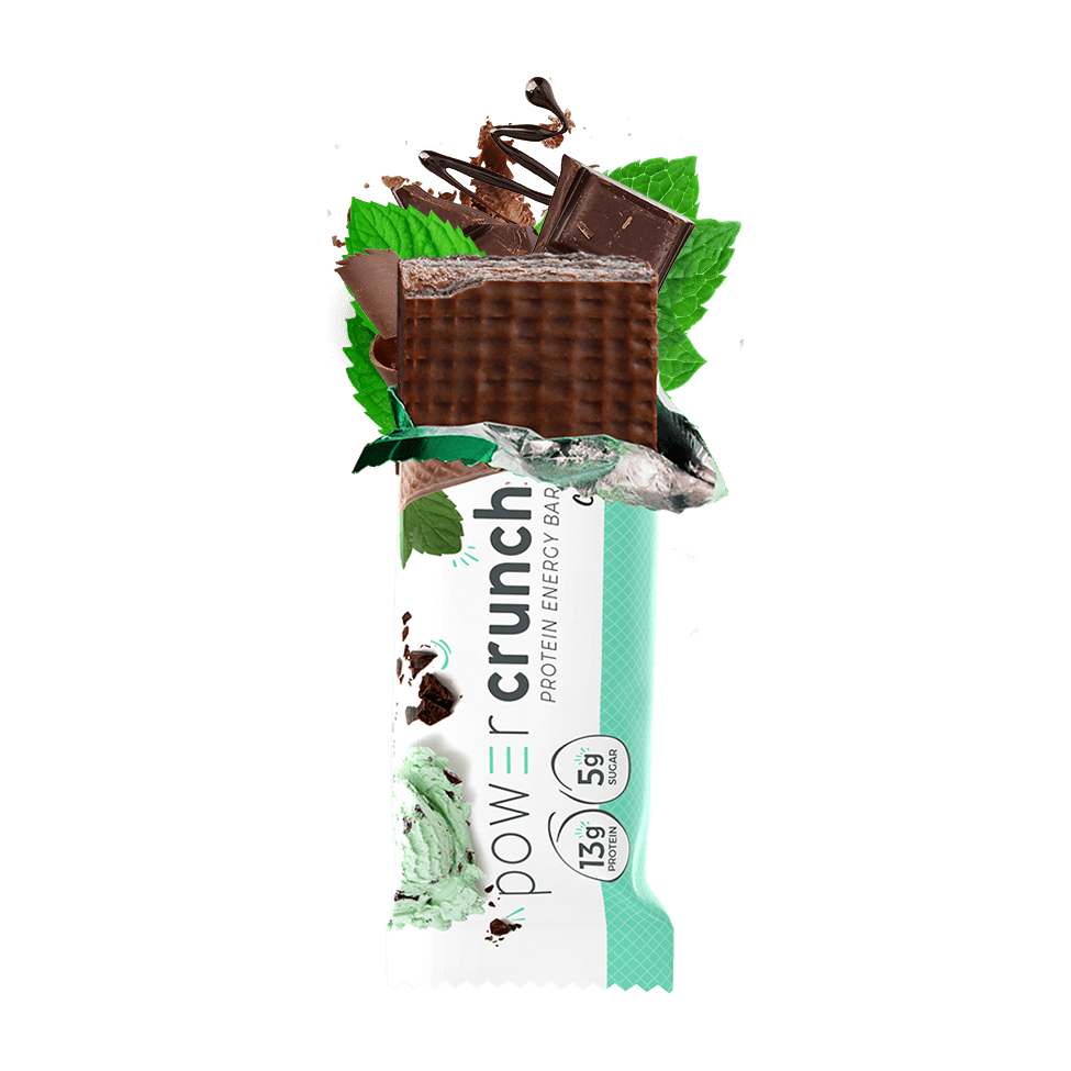 Power Crunch - Barre énergétique protéinée - Chocolat Menthe