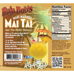 Baja Bob's - Sugar Free Cocktail Mixer - Mai Tai Mix - 32oz