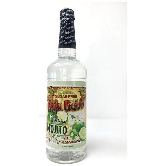 Baja Bob's - Mélangeur à cocktail sans sucre - Mélange à cocktail Mojito - 32 oz