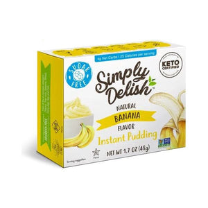 Simply Delish - Sugar Free Keto Pudding - Banana