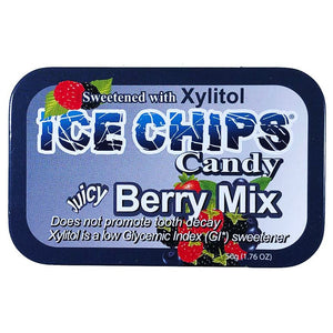 Ice Chips - Xylitol Sugar Free Candy - Berry Mix - 1.76 oz
