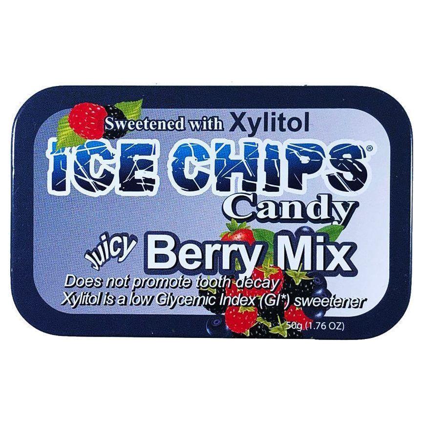 Ice Chips - Xylitol Sugar Free Candy - Berry Mix - 1.76 oz