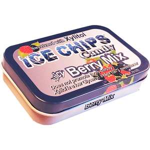 Chips de glace - Bonbons sans sucre au xylitol - Mélange de baies - 1,76 oz 