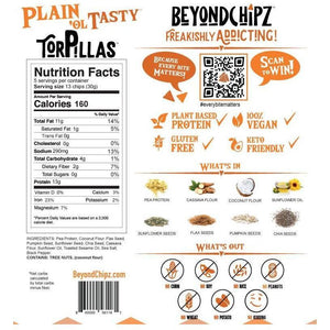 BeyondChipz Torpillas - Plain Ol Tasty - Sac de 5,3 oz 