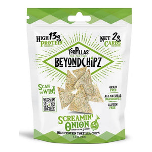 BeyondChipz Torpillas - Screamin Onion - 5.3 oz Bag