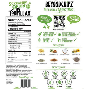 BeyondChipz Torpillas - Oignon Screamin - Sac de 5,3 oz 