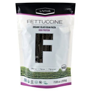 Fettuccine aux haricots noirs biologiques Liviva