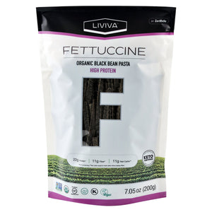Fettuccine aux haricots noirs biologiques Liviva