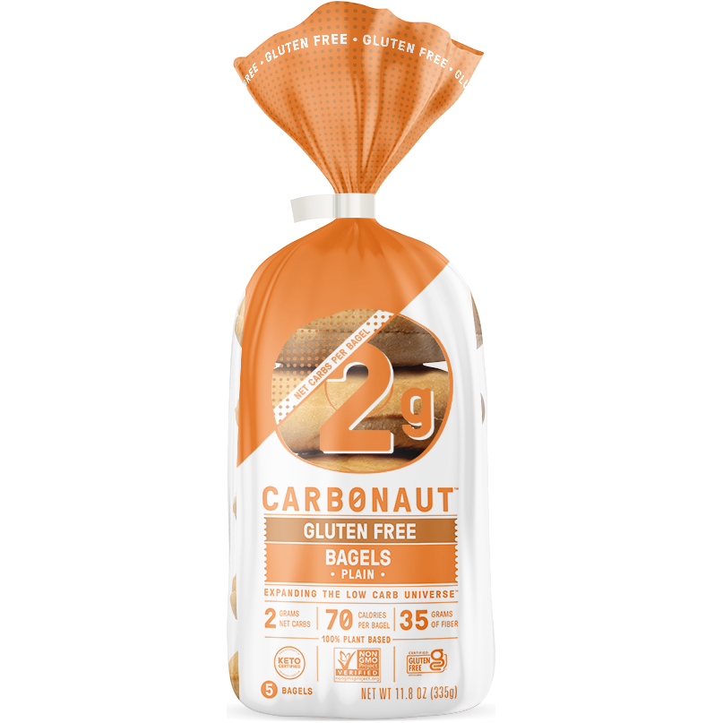 Carbonaut - Gluten Free Bagels - Plain - 335g