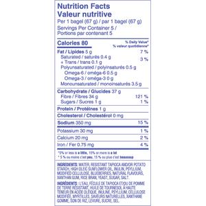 Carbonaut - Bagels sans gluten - Citron Myrtille - 335g