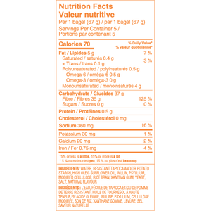 Carbonaut - Gluten Free Bagels - Plain - 335g