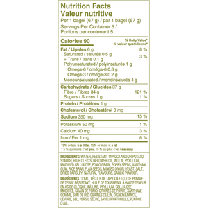 Carbonaut - Bagels sans gluten - Herbes et ail épépinés - 335g