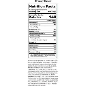 Catalina Crunch - Keto Crunch Mix Snack Mix - Creamy Ranch - 6 oz