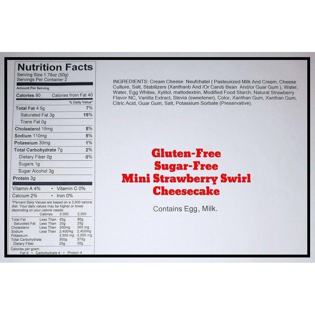 Chatila - Low Carb Sugar Free Mini Cheesecake - Strawberry - 100g