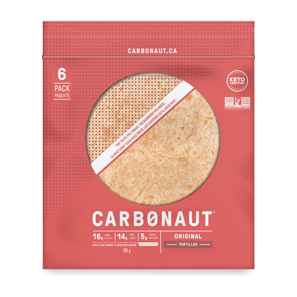 Carbonaut - Tortillas originales à faible teneur en glucides - 264 g